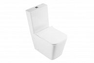 Чаша унитаза безободкового P-trap BelBagno BB02093CPR белый