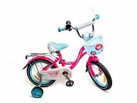 Велосипед Favorit BUTTERFLY,BUT-16BL голубой, разноцветный, розовый