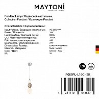 Светильник Maytoni P069PL-L16CH3K