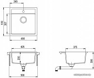 Кухонная мойка AquaSanita Tesa SQT100W  argent 220