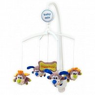 Каруселька  Baby Mix с плюшевыми игрушками (собачки с косточкой) арт. 368