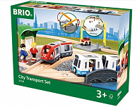 Игровой набор Brio Деревянная железная дорога Городской транспорт  33139