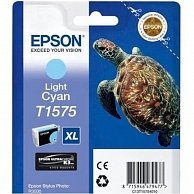 Картридж  Epson T1575 C13T15754010 светло-голубой