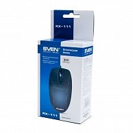 Мышь  SVEN RX-111 USB  Black
