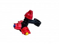 Форсунка 3-ех канальная опрыскивателя Rossel