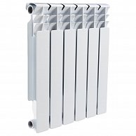 радиатор алюминиевый STI BS 500/80 (6 секций) белый