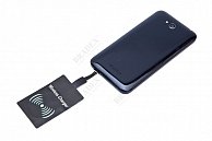 Аккумулятор беспроводной круглый  Bradex для смартфонов с Micro USB разъемом черный SU 0048