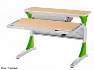 Регулируемый стол-парта Comf-Pro Harvard Desk  (клен/зелёный)