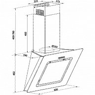 Вытяжка  Weissgauff  SIGMA 60 PB BL