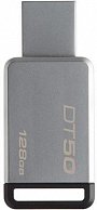 USB Flash Kingston 128GB USB 3.0 DataTraveler 50 (Metal/Black) DT50/128GB