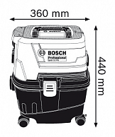 Промышленный пылесос Bosch GAS 15 P S (06019E5100)