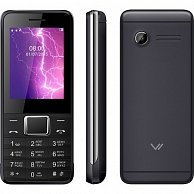 Мобильный телефон Vertex D505 черный/серебро