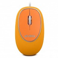 Мышь SVEN  RX-555 Antistress Silent USB Orange