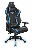 Кресло геймерское  Седия Raptor Eco  (черный/синий)