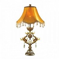 Настольная лампа Odeon Light  SAFIRA 2802/1T ODL15 464 ( коричневый/золото)