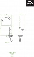 Смеситель для кухонной мойки Laveo Pola BAP_668D белый