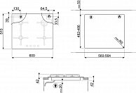 Варочная панель  Smeg  PV164S2