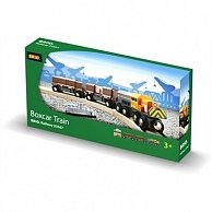 Игровой набор Brio Товарный поезд с раздвижными вагонами  33567