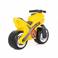Каталка  Полесье мотоцикл МХ  (жёлтая)  (80578)