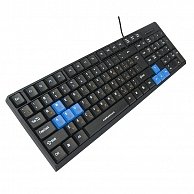 Клавиатура Nakatomi KN-03U  Black-Blue Navigator - USB