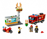 Конструктор LEGO  CITY Пожар в бургер-кафе (60214)