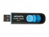 USB Flash A-Data DashDrive UV128 128GB (AUV128-128G-RBE) (USB3.0) Black/Blue