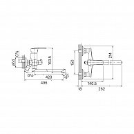 Смеситель IDDIS Ray RAYSBL2I10WA