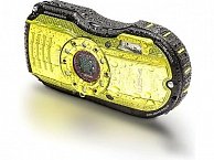 Цифровая фотокамера Ricoh  WG-4 черная с желтыми вставками