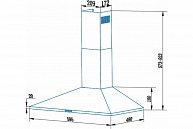 Кухонная вытяжка CATA V3-T600 X