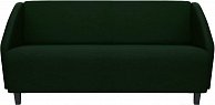 Диван Бриоли Ральф трехместный J8 темно-зеленый