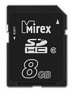 Карта памяти sdhc Mirex 8GB class 10 (13611-SD10CD08)
