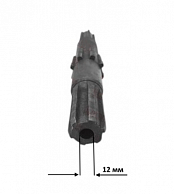 Вал вторичный редуктора почвофрезы с шестеренчатым приводом Z-6 L-270 мм