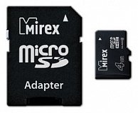 Карта памяти microsdhc с адаптером Mirex 4GB class 4 (13613-ADTMSD04)