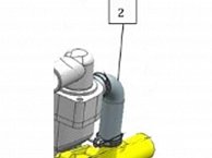 Патрубок системы охлаждения двигателя Yunnei YN27GBZ