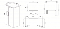 Холодильник Smeg SBS963P