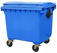 Мусорный контейнер Razak plast 1100 литров синий