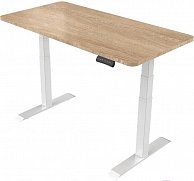 Письменный стол Smartstol Slim 140x80x1.8 (белый/дуб санома)