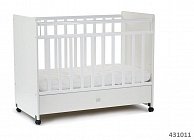 Кровать детская  СКВ 431011 (накладка) белый