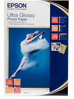 Бумага Epson Premium Glossy Photo Paper 10х15, 50л