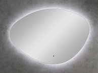 Зеркало Континент Alma LED 1000х700 ореольная теплая подсветка