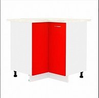 Шкаф-стол угловой  Кортекс-мебель Корнелия МАРА НШУ Красный, Королевский опал