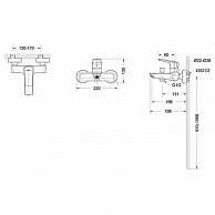 Смеситель Bravat Real F6121179CP-01 хром