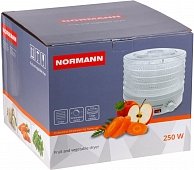 Сушилка для овощей и фруков Normann AFD-902 (250 Вт, 5 больших лотков, регулировка температуры)