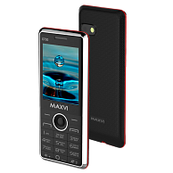 Сотовый телефон  Maxvi  X700  Black-red