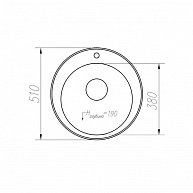 Кухонная мойка Tolero  R-108  (цвет белый)