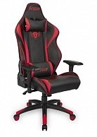 Кресло геймерское  Седия Raptor Eco  (черный/красный)