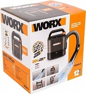 Пылесос аккумуляторный WORX WX030.9, 20В, без АКБ и ЗУ