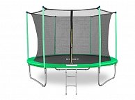 Батут Happy Jump 10ft-i PRO (312см) с внутренней сеткой и лестницей