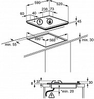Панель варочная газовая  Electrolux  GPE 363YV