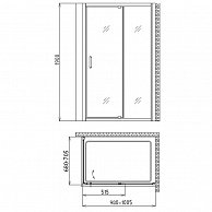 Душевой уголок Gemy Sunny Bay S28191A-A70